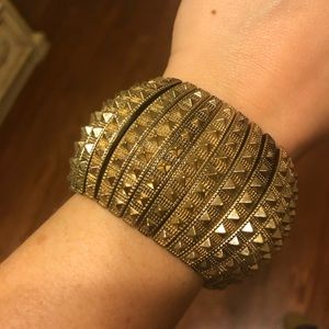 Francesca’s Gold Studded Bracelet